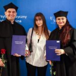 22.02.2022. Warszawa. Uniwersytet Muzyczny Fryderyka Chopina. Na zdjęciu: dr Grzegorz Pańtak, rektor prof. dr hab. Klaudiusz Baran / Kielecki Teatr Tańca