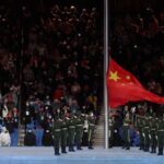 04.02.2022. Pekin. Ceremonia otwarcia Igrzysk Olimpijskich Pekin 2022 / Jerome Favre / PAP/EPA