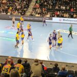 16.02.2022. EHL Liga Mistrzów, mecz: SG Flensburg-Handewitt - Łomża Vive Kielce / Wojciech Bolewski / Radio Kielce