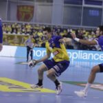 23.02.2022. Kielce: Mecz Ligi Mistrzów: Łomża Vive Kielce - Motor Zaporoże / Jarosław Kubalski / Radio Kielce