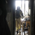 13.02.2022. Kielce. Pożar bloku przy ulicy Zagórskiej / Jarosław Kubalski / Radio Kielce