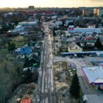 23.02.2022. Kielce. Remont ulicy Domaszowskiej / Jarosław Kubalski / Radio Kielce