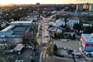 23.02.2022. Kielce. Remont ulicy Domaszowskiej / Jarosław Kubalski / Radio Kielce