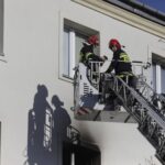 13.02.2022. Kielce. Pożar bloku przy ulicy Zagórskiej / Jarosław Kubalski / Radio Kielce