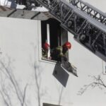 13.02.2022. Kielce. Pożar bloku przy ulicy Zagórskiej / Jarosław Kubalski / Radio Kielce