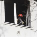 13.02.2022. Kielce. Pożar bloku przy ulicy Zagórskiej / Jarosław Kubalski / Radio Kielce