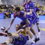 23.02.2022. Kielce: Mecz Ligi Mistrzów: Łomża Vive Kielce - Motor Zaporoże / Jarosław Kubalski / Radio Kielce
