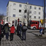 13.02.2022. Kielce. Pożar bloku przy ulicy Zagórskiej / Jarosław Kubalski / Radio Kielce