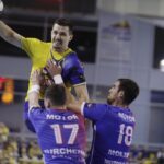 23.02.2022. Kielce: Mecz Ligi Mistrzów: Łomża Vive Kielce - Motor Zaporoże / Jarosław Kubalski / Radio Kielce