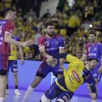 23.02.2022. Kielce: Mecz Ligi Mistrzów: Łomża Vive Kielce - Motor Zaporoże / Jarosław Kubalski / Radio Kielce