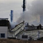 11.02.2022. Starachowice. Hala w Specjalnej Strefie Ekonomicznej, w której doszło do pożaru / Jarosław Kubalski / Radio Kielce