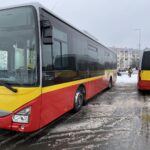 20.01.2021 Końskie. Autobusy miejskie / Magdalena Galas-Klusek / Radio Kielce