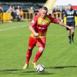 05.09.2021. Kielce. Mecz Banda Świrów - Kibice Korony. Na zdjęciu: Paweł Golański / Wiktor Taszłow / Radio Kielce