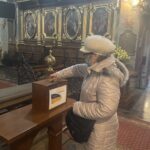 27.02.2022. Kielce Katedra. Zbiórka dla Ukrainy / Iwona Murawska / Radio Kielce