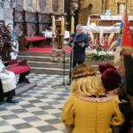 20.02.2022. Skalbmierz. Obchody 680. rocznicy lokacji Skalbmierza. Uroczysta Msza Święta / Marta Gajda-Kruk / Radio Kielce