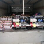 25.02.2022. Kazimierza Wielka. Transport humanitarny dla partnerskiego miasta Buczacz / Marta Gajda-Kruk / Radio Kielce