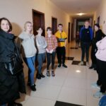 28.02.2022. Wrocieryż. Uchodźcy z Ukrainy w Domu Weselnym „Zakątek” / Marta Gajda-Kruk / Radio Kielce