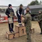 20.02.2022. Kielce. Zawody terytorialsów w biegach przełajowych / ppor. Daniel Woś / ŚBOT