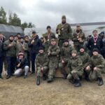 20.02.2022. Kielce. Zawody terytorialsów w biegach przełajowych / ppor. Daniel Woś / ŚBOT