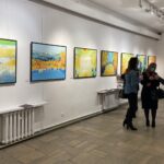 13.02.2022. Sandomierz. Wystawa malarstwa w BWA / Grażyna Szlęzak-Wójcik / Radio Kielce