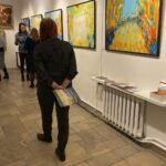 13.02.2022. Sandomierz. Wystawa malarstwa w BWA / Grażyna Szlęzak-Wójcik / Radio Kielce