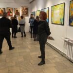 13.02.2022. Sandomierz. Wystawa malarstwa w BWA / Grażyna Szlęzak-Wójcik / Radio Kielce