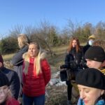 15.02.2022. Sandomierz. Spotkanie z mieszkańcami osiedla przy ul. Okrzei / Grażyna Szlęzak-Wójcik / Radio Kielce