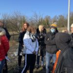 15.02.2022. Sandomierz. Spotkanie z mieszkańcami osiedla przy ul. Okrzei / Grażyna Szlęzak-Wójcik / Radio Kielce