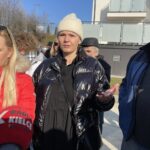 15.02.2022. Sandomierz. Spotkanie z mieszkańcami osiedla przy ul. Okrzei / Grażyna Szlęzak-Wójcik / Radio Kielce