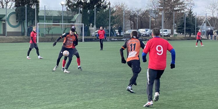 05.02.2022. Ostrowiec Św. Sparing: KSZO - GKS Nowiny / Kamil Król / Radio Kielce