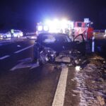 04.02.2022. Daleszyce. Droga wojewódzka nr 764. Śmiertelny wypadek / Jarosław Kubalski / Radio Kielce