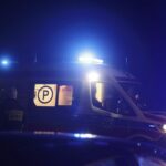 04.02.2022. Daleszyce. Droga wojewódzka nr 764. Śmiertelny wypadek / Jarosław Kubalski / Radio Kielce