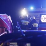 04.02.2022. Daleszyce. Droga wojewódzka nr 764. Śmiertelny wypadek / Jarosław Kubalski / Radio Kielce