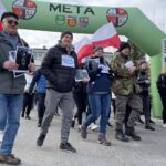 26.02.2022. Końskie. Marsz Tropem Wilczym upamiętniający żołnierzy niezłomnych / Magdalena Galas-Klusek / Radio Kielce