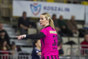 03.02.2022. Koszalin. Mecz ekstraklasy piłkarek ręcznych: Młyny Stoisław Koszalin - Suzuki Korona Handball Kielce / pgnig-superliga.pl