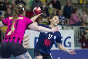 03.02.2022. Koszalin. Mecz ekstraklasy piłkarek ręcznych: Młyny Stoisław Koszalin - Suzuki Korona Handball Kielce / pgnig-superliga.pl