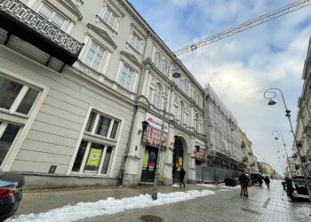03.02.2022 Kielce. Teatr im. Stefana Żeromskiego. Remont / Jarosław Kubalski / Radio Kielce