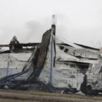 11.02.2022. Starachowice. Hala w której doszło do pożaru / Jarosław Kubalski / Radio Kielce