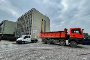 10.02.2022. Kielce. Remont dworca PKP / Jarosław Kubalski / Radio Kielce