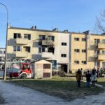 13.02.2022. Kielce. Pożar w bloku przy ul. Grunwaldzkiej / Jarosław Kubalski / Radio Kielce