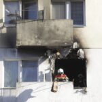 13.02.2022. Kielce. Pożar w bloku przy ul. Grunwaldzkiej / Jarosław Kubalski / Radio Kielce