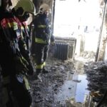 13.02.2022. Kielce. Pożar w bloku przy ul. Grunwaldzkiej / Jarosław Kubalski / Radio Kielce