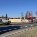 14.02.2022. Kostomłoty. Zderzenie trzech pojazdów / Jarosław Kubalski / Radio Kielce