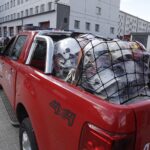 28.02.2022. Kielce. Świętokrzyscy strażacy zbierają sprzęt dla ukraińskiej straży / Jarosław Kubalski / Radio Kielce