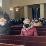 13.02.2022. Stary Korczyn. Msza święta w intencji Ojczyzny. Na zdjęciu: poseł Krzysztof Lipiec - lider świętokrzyskich struktur Prawa i Sprawiedliwości / Monika Miller / Radio Kielce