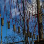 16.02.2022. Busko-Zdrój. Park linowy w Busku-Zdoju przy ulicy Rokosza / Grzegorz Tarasiuk / UMiG Busko-Zdrój