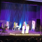 12.02.2022. Jędrzejów. Obchody 751. rocznicy nadania praw miejskich. Spektakl muzyczny „Garderoba” w wykonaniu artystów Małej Akademii Śpiewu / Michał Kita / Radio Kielce