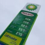 02.02.2022. Kielce. Ceny na stacjach paliw - BP / Wiktor Taszłow / Radio Kielce