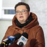 02.02.2022. Kielce. Konferencja posłanek KO. Na zdjęciu: Katarzyna Lubnauer - poseł / Wiktor Taszłow / Radio Kielce