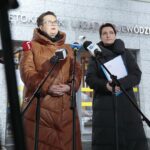 02.02.2022. Kielce. Kontrola poselska parlamentarzystek Koalicji Obywatelskiej w Świętokrzyskim Urzędzie Wojewódzkim. Na zdjęciu (od lewej): Katarzyna Lubnauer - poseł PO, Marzena Okła - Drewnowicz - poseł, wiceprzewodnicząca PO / Wiktor Taszłow / Radio Kielce